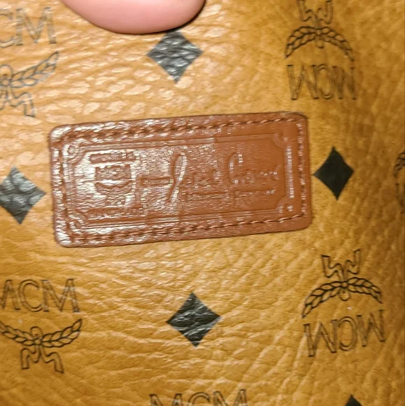 Vintage MCM Cognac Leather Tote Bag - Picture 13 of 13